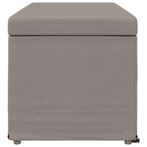 Taupe Hocker 101x41x40 cm