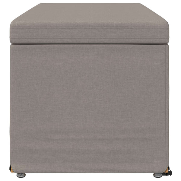 Taupe Hocker 101x41x40 cm