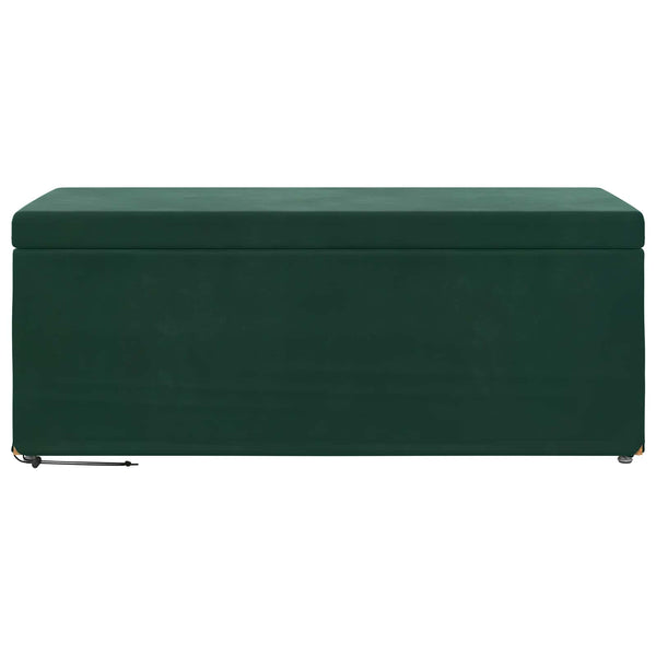 Dunkelgrüner Samt Hocker 101 cm