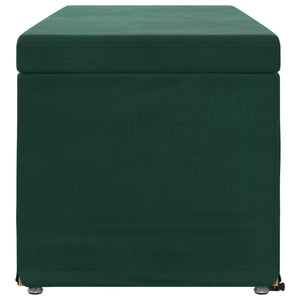 Dunkelgrüner Samt Hocker 101 cm