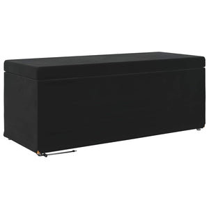 Schwarzer Samt Hocker 101x41x40cm