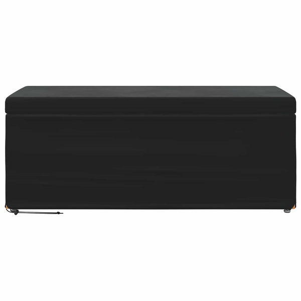 Schwarzer Samt Hocker 101x41x40cm