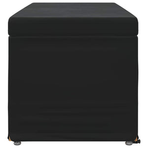 Schwarzer Samt Hocker 101x41x40cm