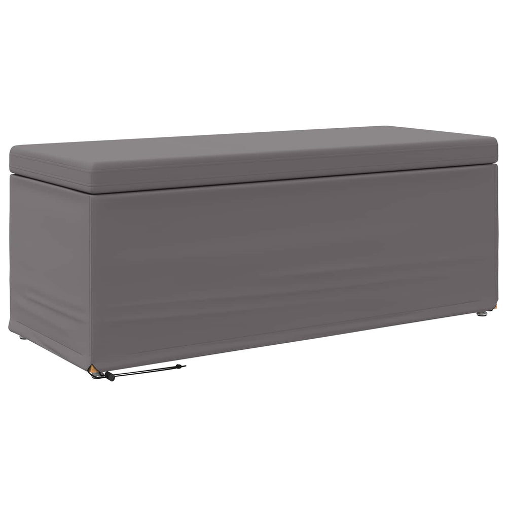 Grauer Hocker 101x41x40 cm