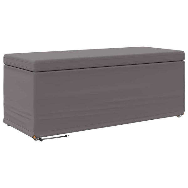 Grauer Hocker 101x41x40 cm