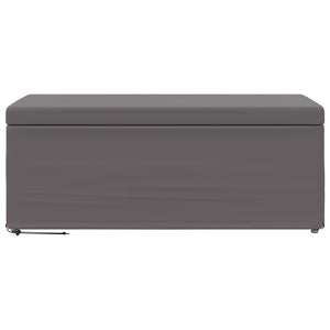 Grauer Hocker 101x41x40 cm
