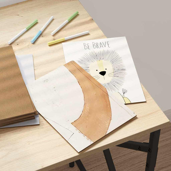 Bastelplatten Weiß 12 Stk. 15x21cm