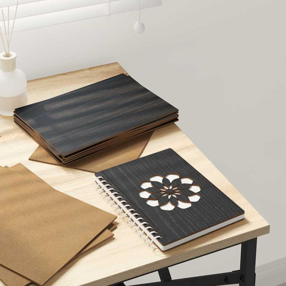 Deko Platten Schwarz Eiche 15x21cm 12 Stk