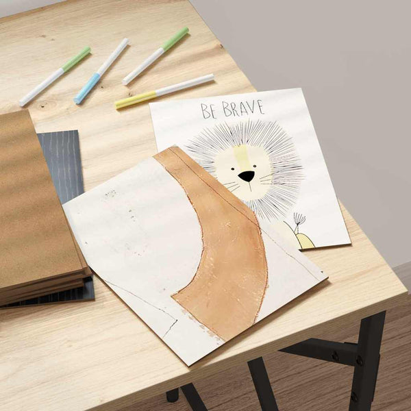 Deko Platten Schwarz Eiche 15x21cm 12 Stk