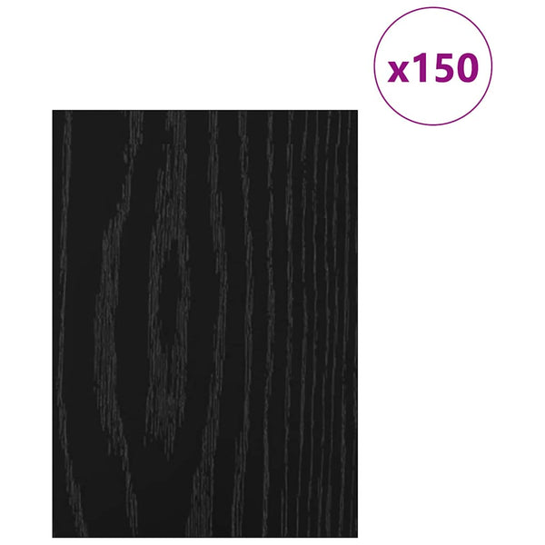 Deko Platten Schwarz Eiche 150 Stk.