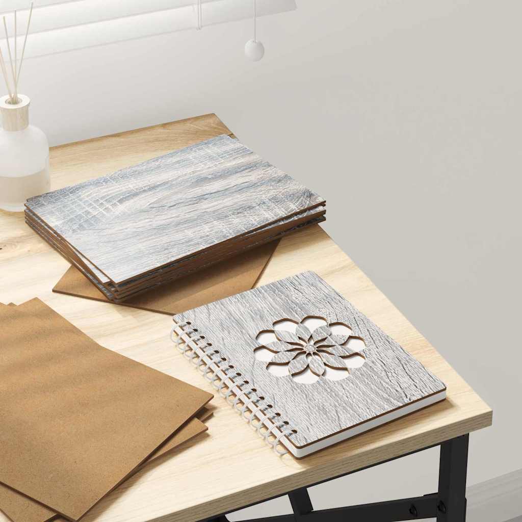 Dekoplatten 150 Stk. Graues Sonoma 15x21cm