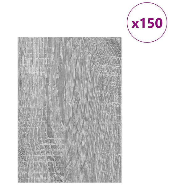 Dekoplatten 150 Stk. Graues Sonoma 15x21cm