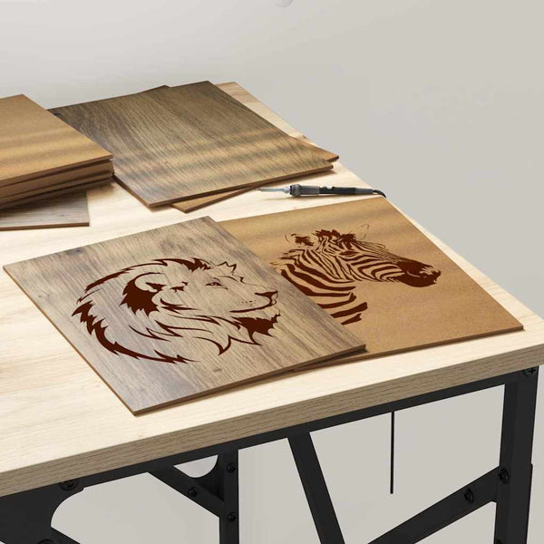 Deko Holzplatten Artisan-Eiche, 150 Stk.