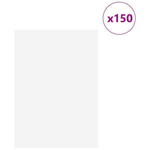 Deko Platten Weiß, 150 Stk.