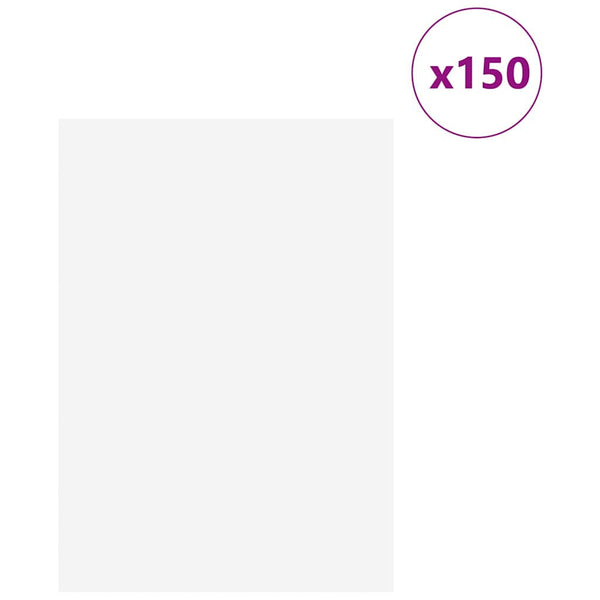 Deko Platten Weiß, 150 Stk.