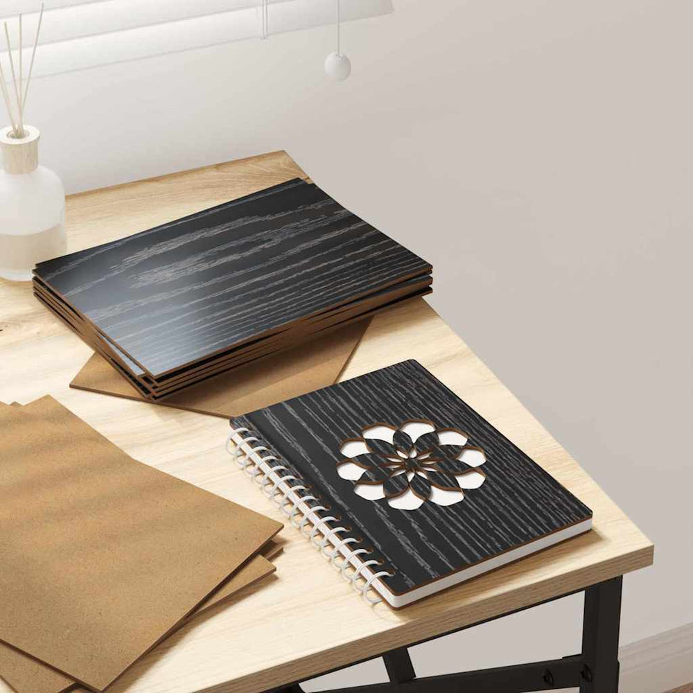 Deko Platten Schwarz Eiche 12 Stk.