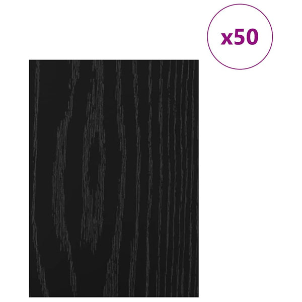 Deko Platten Schwarz Eiche 50 Stk