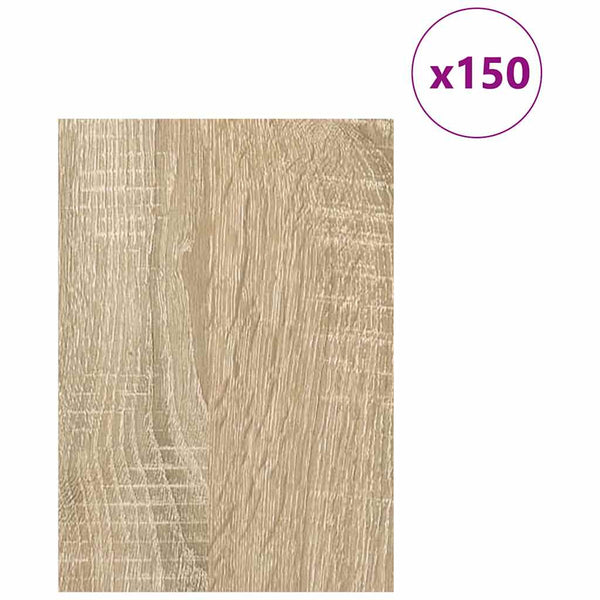 vidaXL Panneaux décoratifs 150 pcs Chêne Sonoma 21 x 30 x 0,27 cm