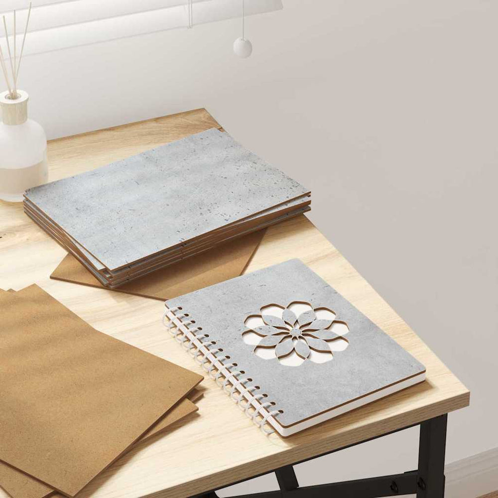 Deko Platten Beton Grau 12 Stk