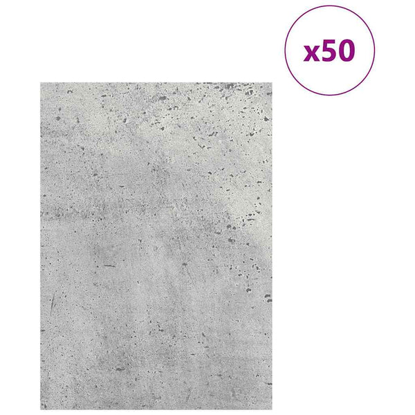 Deko Platten Beton Grau 50 Stk. 21x30cm