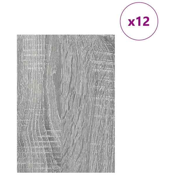 Deko Platten Sonoma Grau 12 Stk. 21x30cm