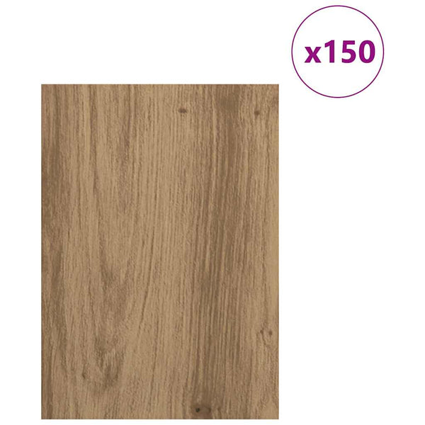 vidaXL Panneaux décoratifs 150 pcs Chêne Artisan 21 x 30 x 0,27 cm