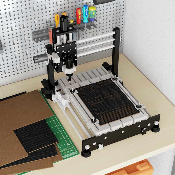 Deko Platten Schwarz Eiche 12 Stk.