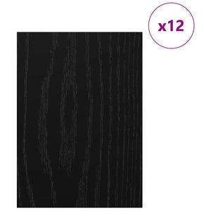 Deko Platten Schwarz Eiche 12 Stk.