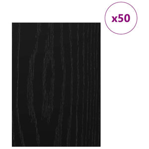Deko Platten Schwarz Eiche Optik 50 Stk.