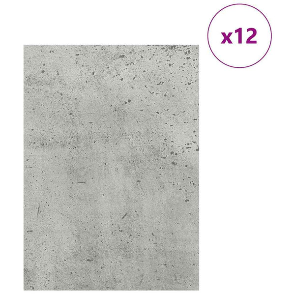 Deko Platten Beton Grau 30x42cm 12 Stk