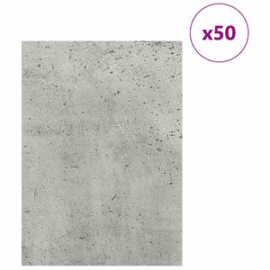 Deko Platten Beton Grau 30x42cm, 50 Stk.