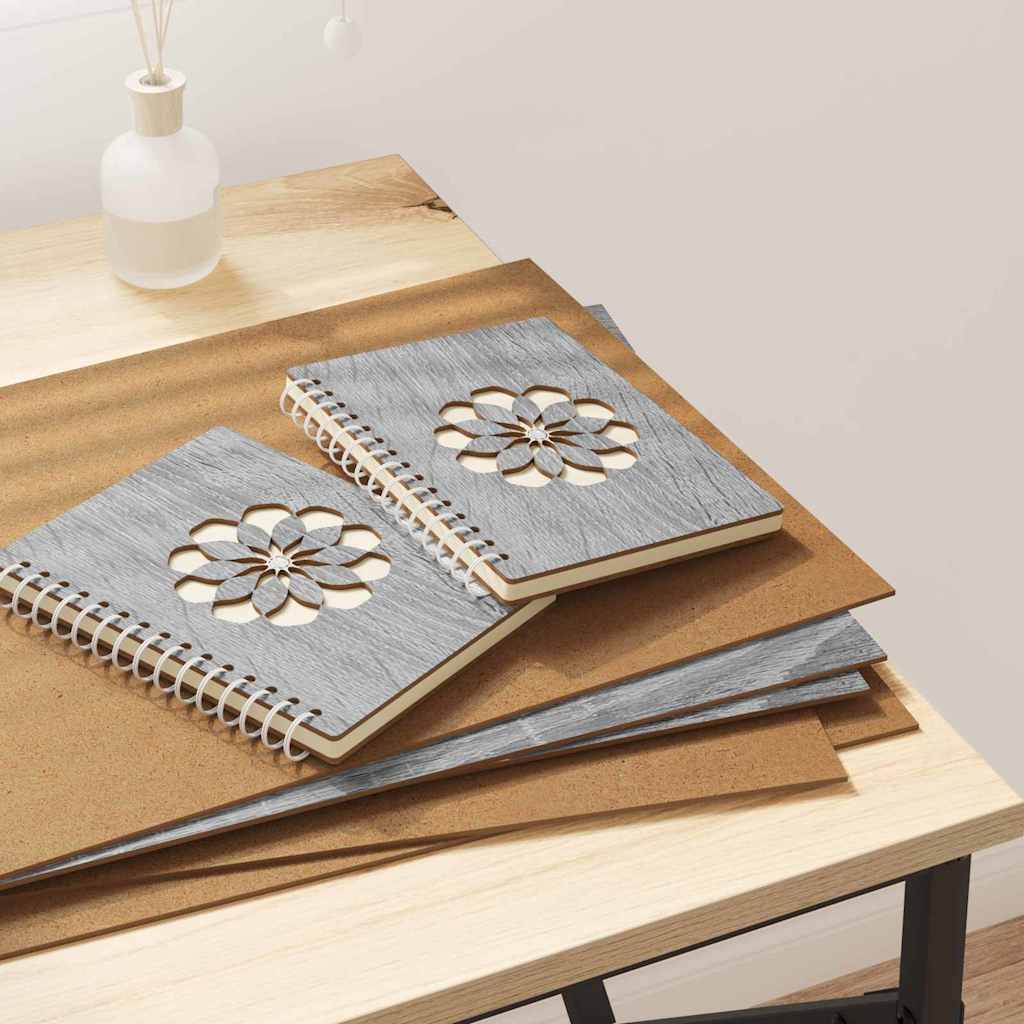 vidaXL Panneaux décoratifs 12 pcs Sonoma Gris 30 x 42 x 0,27 cm