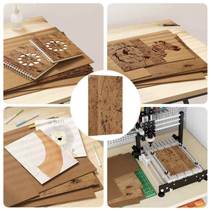 Deko Holzplatten Altholz Optik, 12 Stk.