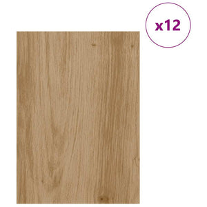 Deko Holzplatten Artisan-Eiche, 12 Stk.