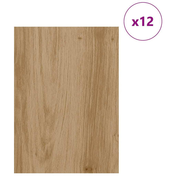 Deko Holzplatten Artisan-Eiche, 12 Stk.