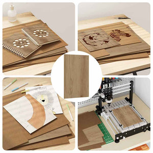 Deko Platten Artisan-Eiche 30x42cm, 50 Stk.