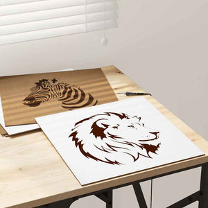 Deko Holzplatten Weiß 30x30cm, 50 Stk.