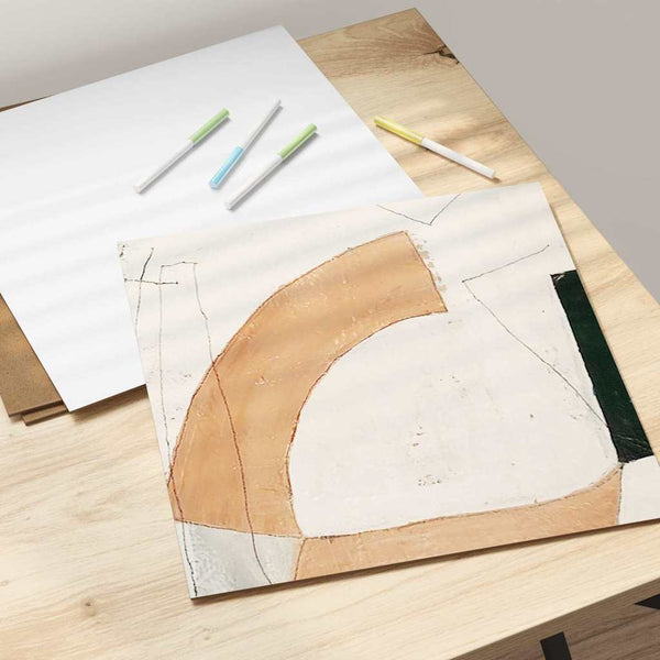 Deko Holzplatten Weiß 30x30cm, 50 Stk.