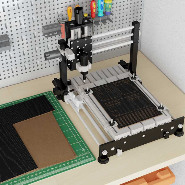 Deko Platten Schwarz Eiche 30x30cm 12 Stk