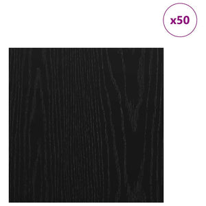 Deko Platten Eiche Schwarz 30x30cm, 50 Stk