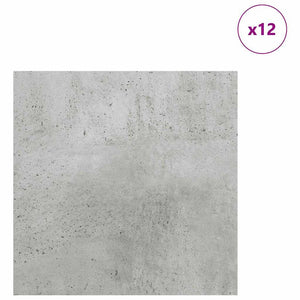Dekorative Beton Graue Holzplatten, 12 Stk.
