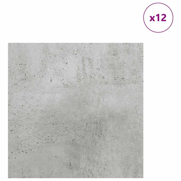 Dekorative Beton Graue Holzplatten, 12 Stk.