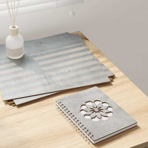 vidaXL Dalles décoratives 50 pcs Béton Gris 30 x 30 x 0,27 cm Bois d'ingénierie