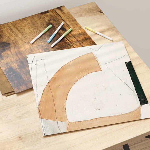 Deko Holzplatten Geräucherte Eiche 30x30cm