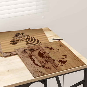 Deko Platten Altholz 30x30cm, 50 Stk.