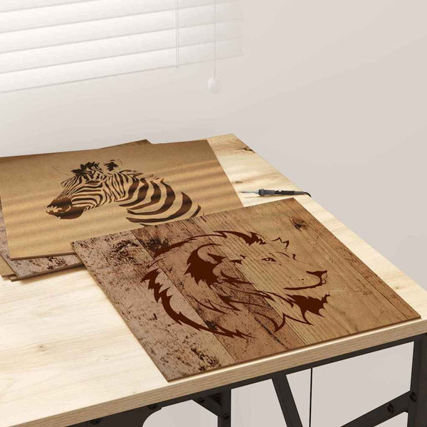 Deko Platten Altholz 30x30cm, 50 Stk.