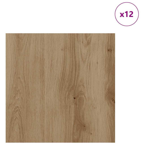 Dekoplatten Artisan-Eiche 30x30 cm, 12 Stk