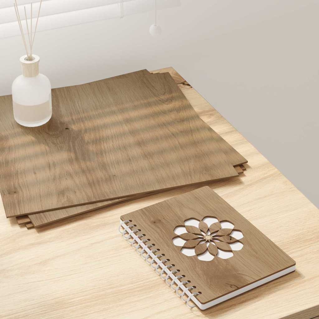 Deko Platten Artisan-Eiche 30x30cm, 50 Stk.