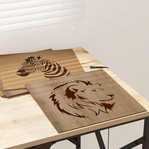 Deko Platten Artisan-Eiche 30x30cm, 50 Stk.