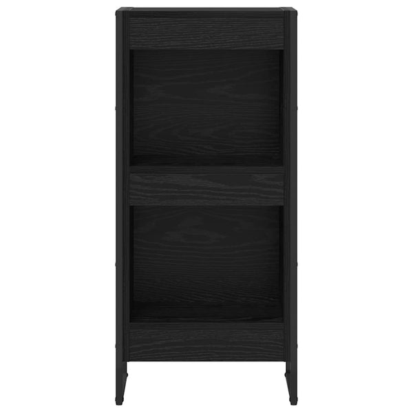 vidaXL Bibliothèque Noir aspect chêne 40 x 30 x 86,5 cm